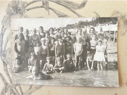 Carte Photo Chatelaillon - Retour De Plage - Baigneurs 1931 Charente Maritime - Châtelaillon-Plage