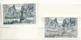 FRANCE N° 1436 050 GRIS MARRON ET VERT MOUSTIERS STE MARIE NEIGE SUR LE BOURG NEUF SANS CHARNIERE - Unused Stamps
