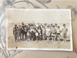 Carte Photo Chatelaillon - Retour De Plage - Baigneurs 1931 Charente Maritime - Châtelaillon-Plage