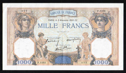 1000F Cérès Et Mercure  03.11.38 - SUP+ - Fay : 38.32 - 1 000 F 1927-1940 ''Cérès Et Mercure''