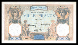 1000F Cérès Et Mercure 20.06.40 - SUP - Fay : 38.49 - 1 000 F 1927-1940 ''Cérès E Mercure''