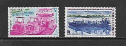 NIGER 1974 REMONTEE DU FLEUVE-BATEAUX  YVERT N°PA223/224 NEUF MNH** - Schiffe