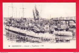 F-50-Cherbourg-16P65  Arsenal, Les Torpilleurs, Cpa BE - Cherbourg