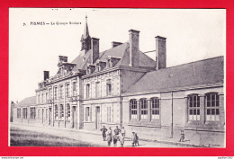 F-51-Fismes-03P65  Le Groupe Scolaire, Animation, Cpa BE - Fismes