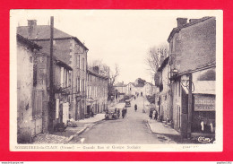 F-86-Sommieres Du Clain-01A71  Grande Rue Et Groupe Scolaire, Cpa  - Autres & Non Classés