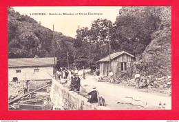 F-43-Lempdes-02A71  Route De Massiac Et Usine Electrique, Animation, Cpa BE - Autres & Non Classés