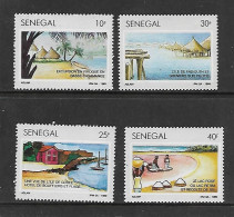 SENEGAL 1991 TOURISME-BATEAUX  YVERT N°923/926 NEUF MNH** - Andere & Zonder Classificatie