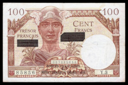 100F Trésor Français 1956 - Type SUEZ - Y 3 - TTB - VF 41.2 - 1947 French Treasury