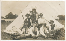 Seven Men In Front Of Tent, Somewhere In Ireland - Other & Unclassified