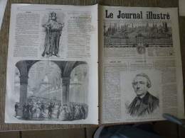Le Journal Illustré Fevrier 1870 Emmanuel Arago Halle Aux Poissons Seine Gelée Salnave - Magazines - Before 1900