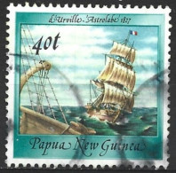 Papua New Guinea 1988. Scott #671 (U) Ship, L'Astrolabe, 1827 - Papouasie-Nouvelle-Guinée
