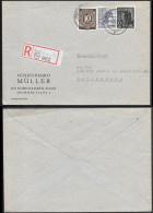 Germany Nordhausen Registered Cover Mailed 1947. 92Pf Rate. Kontrollrat Stamps - Lettres & Documents