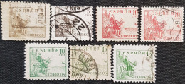 Espagne 1937 -1949 Différentes Dentelures Du Cid  Edifil N° 816_817_819_916 à 918_1045_ - Gebraucht