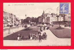 F-62-Boulogne Sur Mer-09PH24 La Digue, Commerces, Animation, Cpa BE - Boulogne Sur Mer