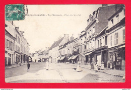 F-60-Crepy En Valois-04PH26 La Rue Nationale, Place Du Marché, Commerces, Animation, Cpa  - Crepy En Valois