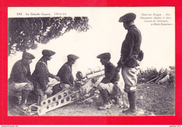 Guerre-14-18-(360)A75  Dans Les Vosges, Nos Chasseurs Alpins Et Leur Canon De Montagne, Cpa BE - Guerre 1914-18
