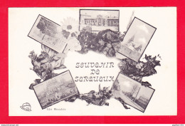 F-76-Serqueux-01A75  Souvenir De Serqueux, 5 Petites Vues De La Ville, Cpa BE - Sonstige & Ohne Zuordnung