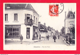 F-36-Chabris-02A75 La Rue Du Pont, Petite Animation, Cpa BE - Other & Unclassified