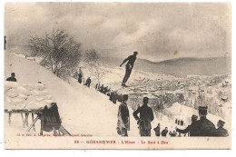 CPA  88 GERARMER    L'Hiver  Le  Saut  à Skis    Circulée 1915     ( 2004) - Gerardmer