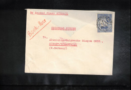 Aden 1957 Interesting Airmail Letter - Aden (1854-1963)