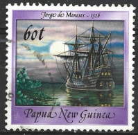 Papua New Guinea 1988. Scott #673 (U) Ship, Caravel De Jorge De Meneses 1526 - Papouasie-Nouvelle-Guinée