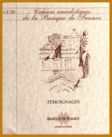 Cahiers Anecdotiques De La BdF N°20 - D. Bruneel - 2004 - Livres & Logiciels
