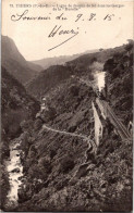 63 THIERS - Ligne De Chemin De Fer Dans Les Gorges De La "Durolle " - Thiers