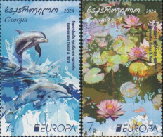 Georgia 2024 Mi# EUROPA CEPT – Underwater Fauna And Flora * * - Georgien