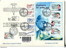 Pionieri Dell'aviazione - Giro Completo Di 5 Aerogrammi - 1946-60: Storia Postale