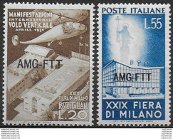 1951 Trieste A XXIX Fiera Di Milano 2v. MNH Sassone N. 112/13 - Ohne Zuordnung