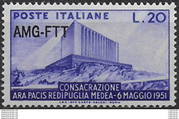 1951 Trieste A Ara Pacis MNH Sassone N. 111 - Unclassified