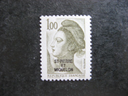 Saint Pierre Et Miquelon: TB N° 461a, Sans Phosphore, Neuf XX. Signé. - Unused Stamps