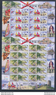 2012 EUROPA CEPT, Jersey, 2 Minifogli Di 10 Serie, Turismo, MNH** - Other & Unclassified