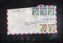 Jamaica Interesting Airmail Letter - Jamaica (1962-...)