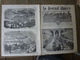 Le Journal Illustré Octobre 1871 Emprunt De La Ville De Paris Percement Du Mont Cenis Echelles - Revues Anciennes - Avant 1900