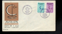 EUROPA TURQUIE FDC 1966 - 1966