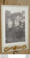 RELIGION : Grand CDV : Curé Devant Statue , Photo COULET A MONTPELLIER à Situer ........ PHI...... TIR1-POS4 - Alte (vor 1900)