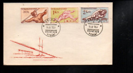 TCHECOSLOVAQUIE FDC 1951 SPORTS - Other & Unclassified