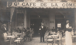 34/ Béziers - Carte Photo Grand Café De La Comédie -Daté Du 7 01 1913 - Beziers