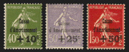 N°275/277, Caisse D'Amortissement 1931, Série Complète, Neufs ** Sans Charnière - Neufs