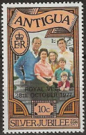 ANTIGUA 1977 Royal Visit - 10c Royal MNH - Antigua Et Barbuda (1981-...)