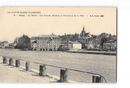 GRAY - La Saône - Les Grands Moulins Et Panorama De La Ville - Très Bon état - Gray