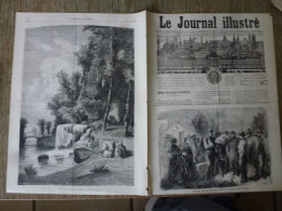 Le Journal Illustré Septembre 1871 Guerre Blessés Prisonniers Paris Maison De Jeu Clandestine Baignade Quai D'Orsay - Revues Anciennes - Avant 1900