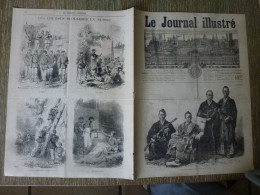 Le Journal Illustré Août 1871 Ambassadeurs Chinois Chine Général Saussier Kef El Ongab Courses Scolaires En Suisse - Magazines - Before 1900