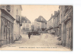 CHAMPLITTE - Rue Du Bourg Et Place Du Marché - Très Bon état - Champlitte