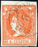 Lugo - Edi O 52 - 4 C.- Mat Fech. Tp. II "Mondoñedo" - Used Stamps