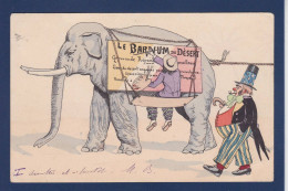 CPA Cirque Barnum éléphant Circulée - Cirque