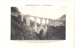 FR66 MONT LOUIS - Ribes - Carte Cuvette - Le Pont Séjourné - Ligne Du Chemin De Fer électrique -  Belle - Structures