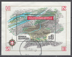 Austria Österreich 1986. Mi. Block 8, Used O - Blocks & Sheetlets & Panes