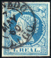 Lugo - Edi O 55 - 1 Real - Mat Fech. Tp. I "Mondoñedo" - Used Stamps